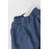 Spodnie eleganckie BELLA jeansowe WIZYTOWE dziewczęce gładkie z rozszerzanymi nogawkami i regulowaną gumką