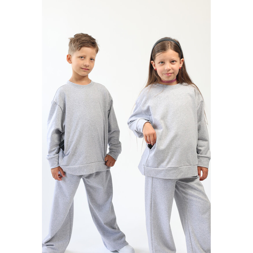 Bluza dresowa BEAT szara NA MESZKU z UKRYTĄ KIESZENIĄ NA TELEFON