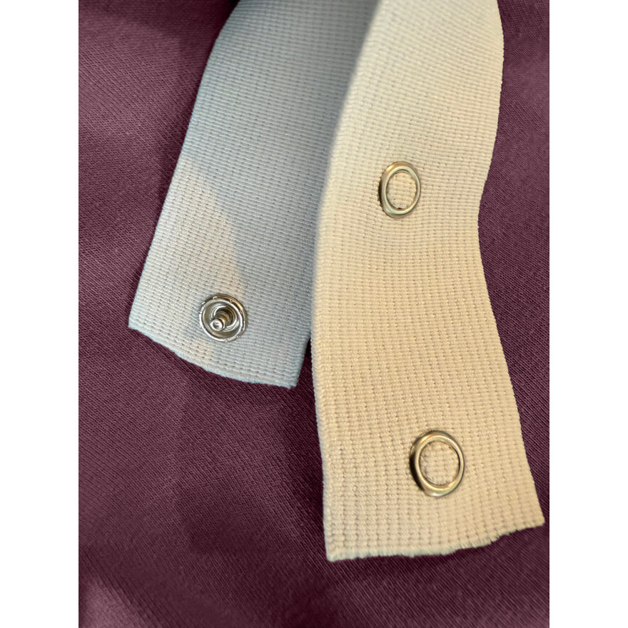 Spodnie dresowe ocieplane MOVE fioletowe NA MESZKU szerokie ze ściągaczami regulowane w pasie