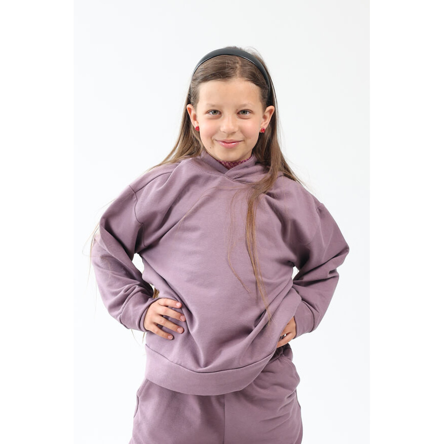 Bluza dresowa MOVE fioletowa NA MESZKU Z UKRYTĄ KIESZENIĄ NA TELEFON