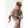Bluza dresowa MOVE beżowa NA MESZKU Z UKRYTĄ KIESZENIĄ NA TELEFON