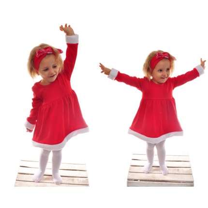 Body sukienka MIKOŁAJKA święta