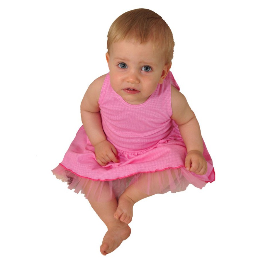 MODNA BAWEŁNIANA SUKIENKA z tiulem LATO róż w kropeczki