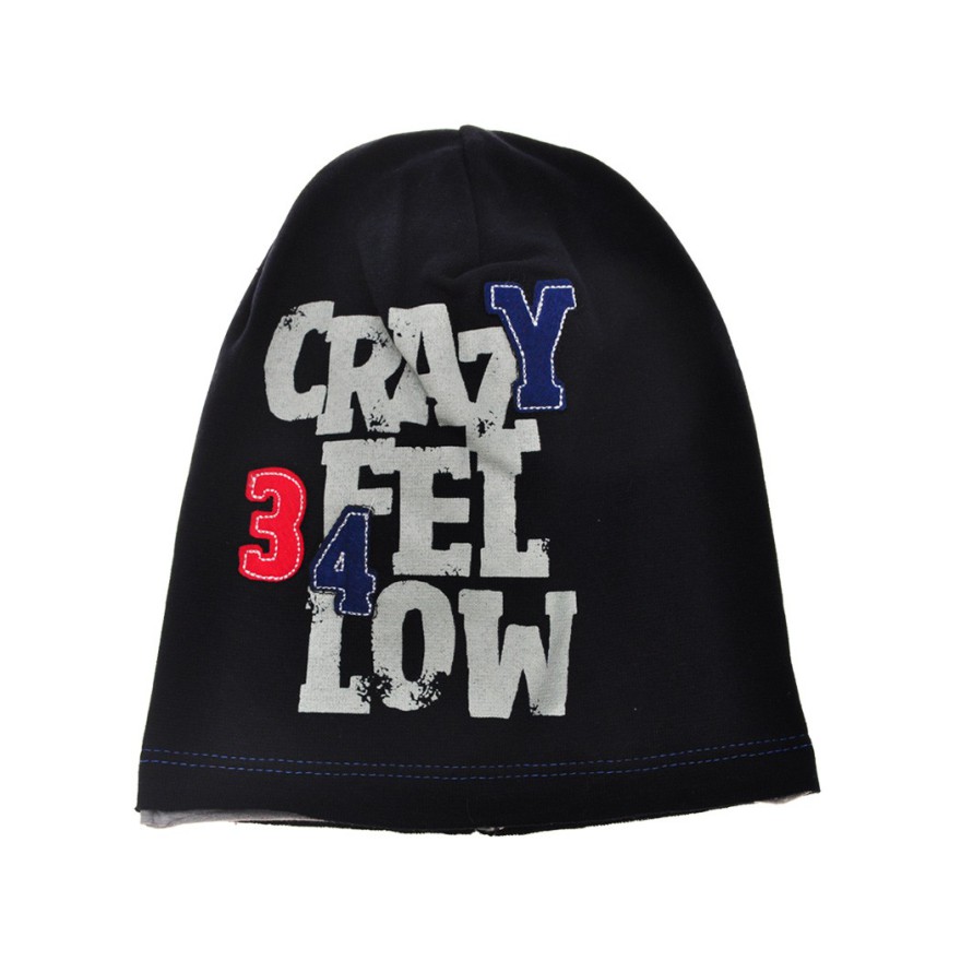 CZAPKA DONAT KOLOR GRANATOWY WIOSNA JESIEŃ