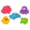 ZABAWKI DO KĄPIELI ZWIERZĄTKA 5 szt AKUKU