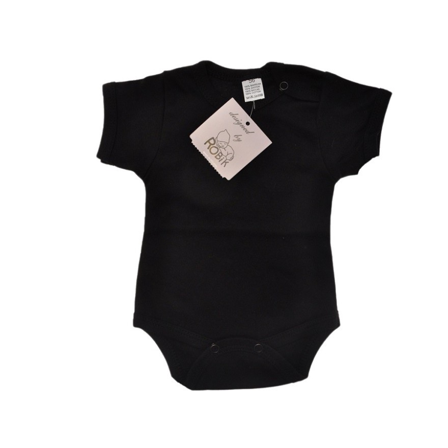 BODY CZARNE krótki rękaw