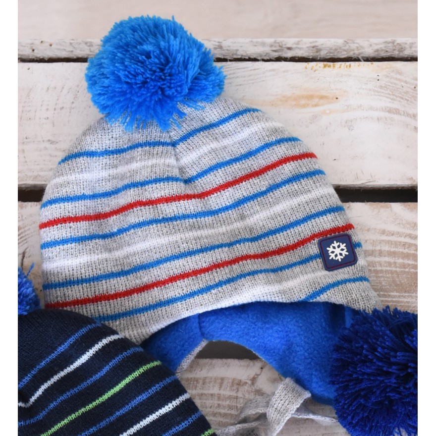 Czapka zimowa dla chłopca  JACK szary