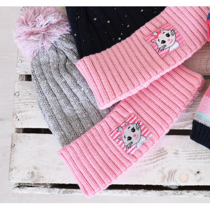 Czapka zimowa MY CAT SZARA