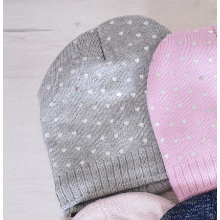 Czapka zimowa KLAUDYNA SZARA