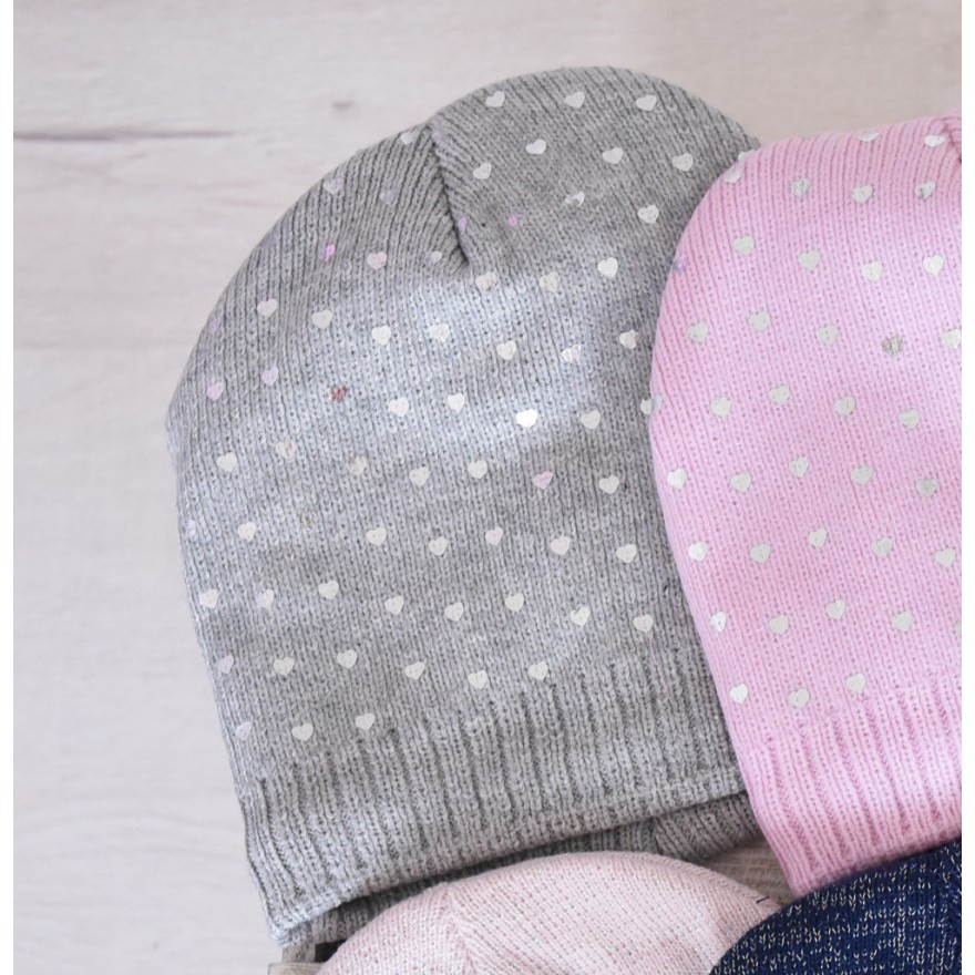 Czapka zimowa KLAUDYNA SZARA