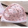 Czapka WCZEŚNIAK do szpitala r. 34-36 rózowa