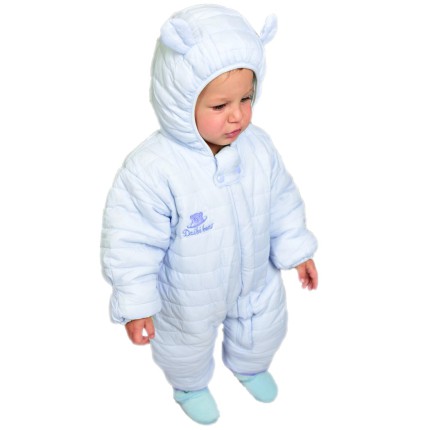 ZIMOWY KOMBINEZON jednoczęściowy ocieplany niebieski