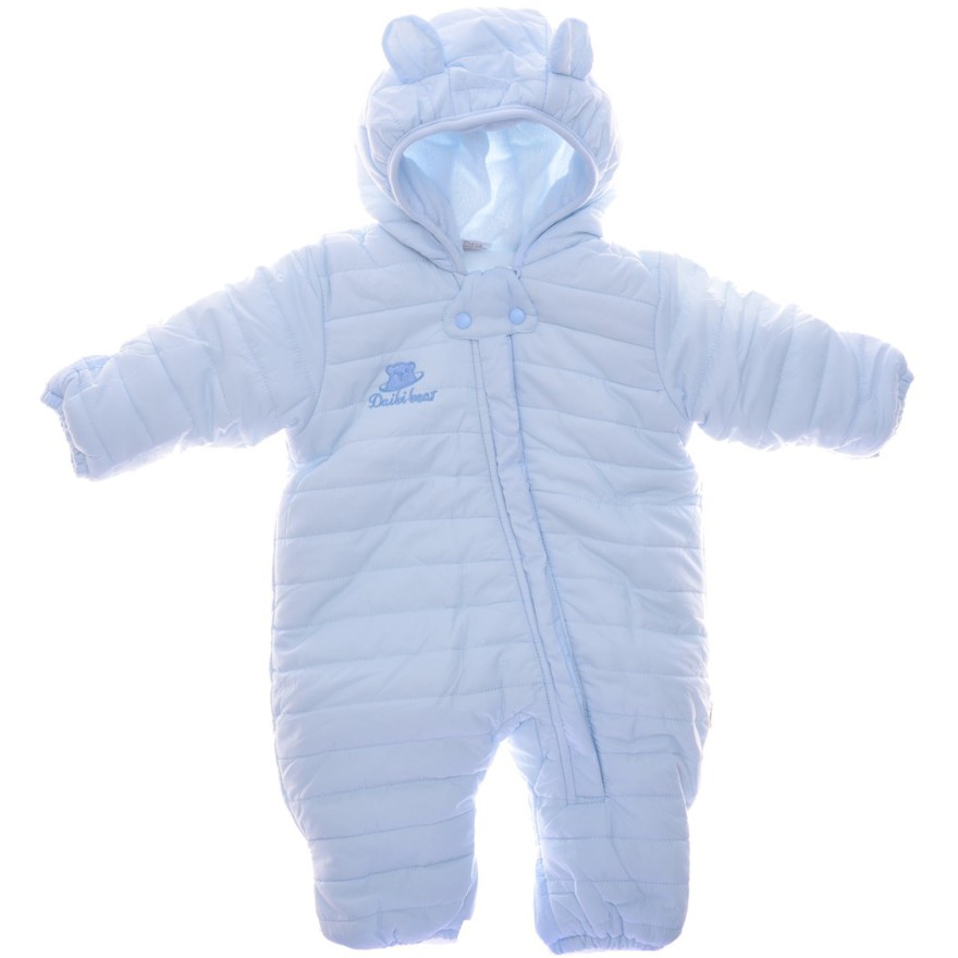 ZIMOWY KOMBINEZON jednoczęściowy ocieplany niebieski