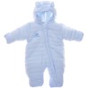 ZIMOWY KOMBINEZON jednoczęściowy ocieplany niebieski