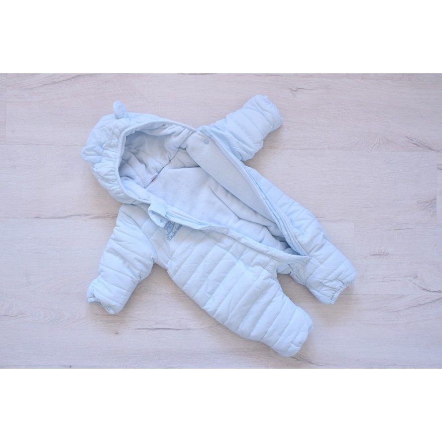 ZIMOWY KOMBINEZON jednoczęściowy ocieplany niebieski