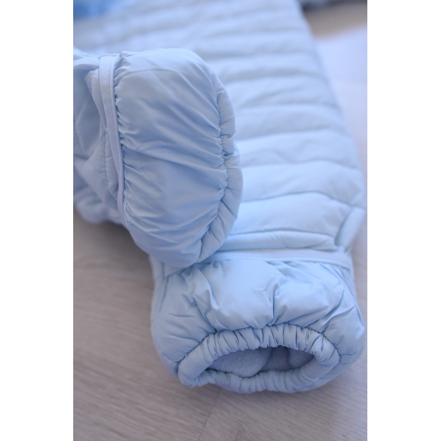 ZIMOWY KOMBINEZON jednoczęściowy ocieplany niebieski