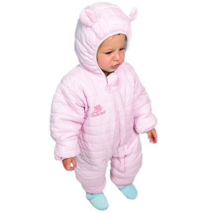 ZIMOWY KOMBINEZON jednoczęściowy ocieplany pink