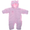 ZIMOWY KOMBINEZON jednoczęściowy ocieplany pink