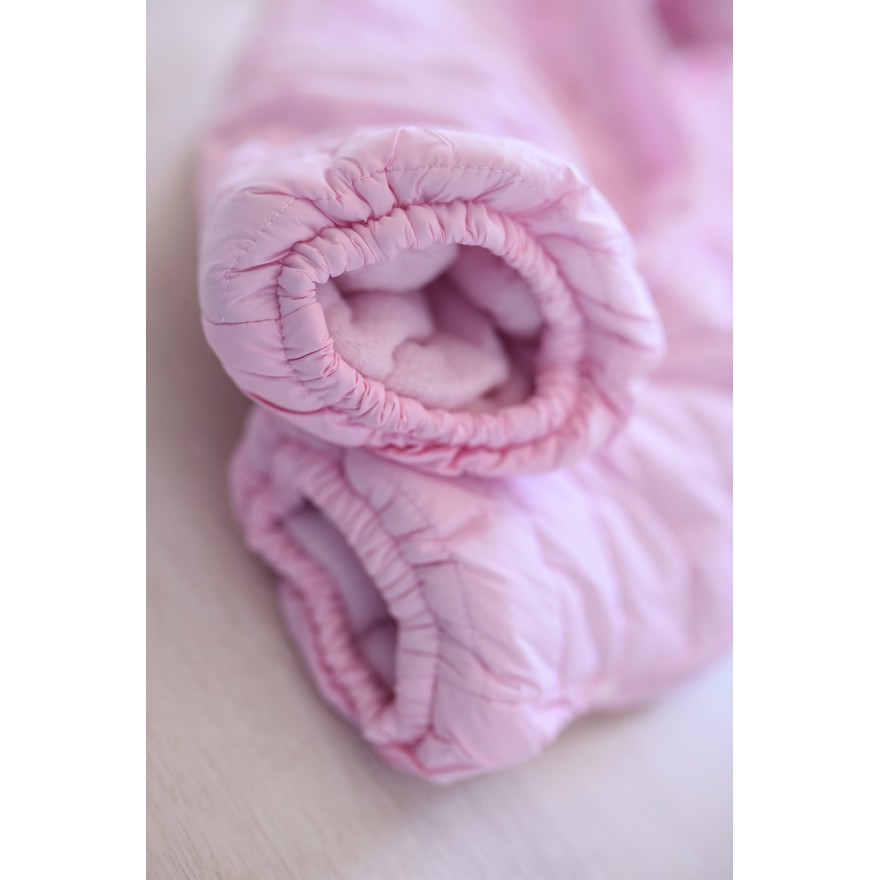 ZIMOWY KOMBINEZON jednoczęściowy ocieplany pink
