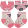 3 pary SKARPETKI frotte Girl wzór D8