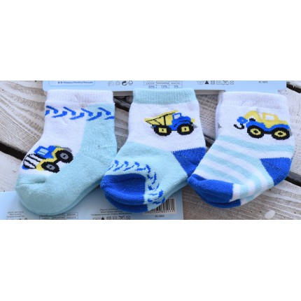 3 pary SKARPETKI frotte BOY wzór C7