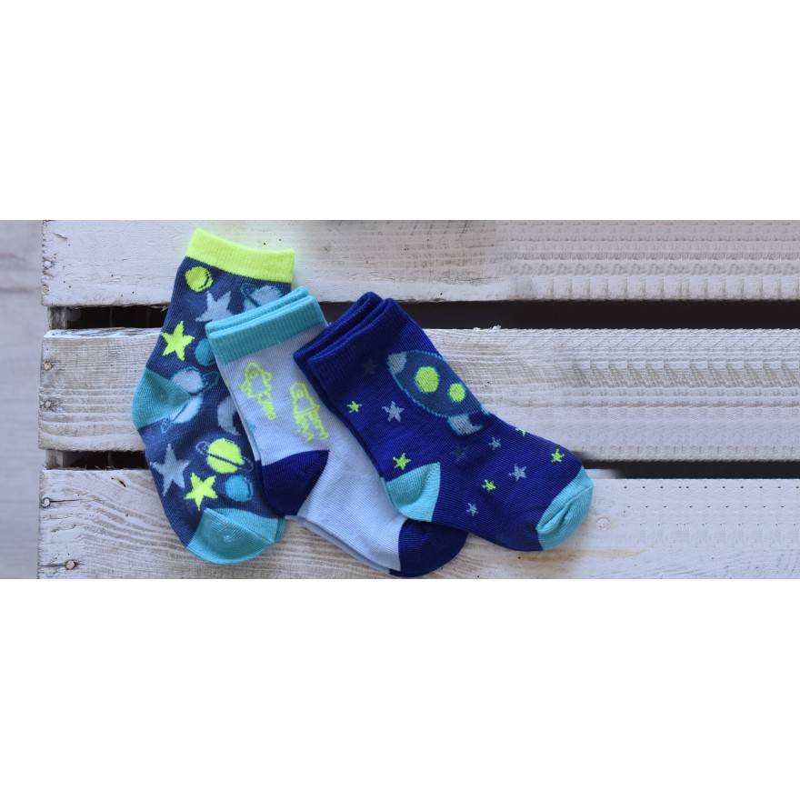3 pary SKARPETKI dla chłopca wzór CH5
