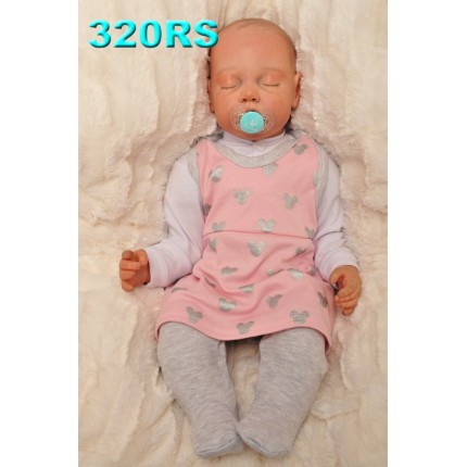 ŚPIOCHY SUKIENKA 2w1 tylko u nas! r.56-68 błyszczące, z brokatem, wzór 320RS