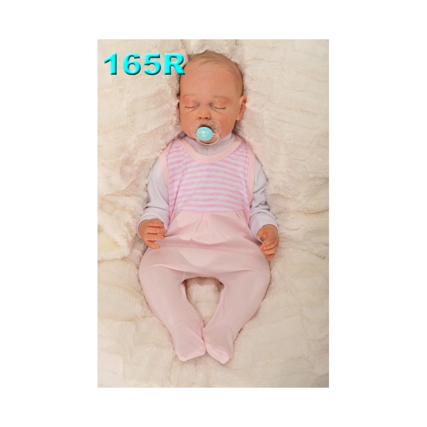 ŚPIOCHY ŚPIOSZKI bawełniane, w różowo-białe paski,wzór 165R