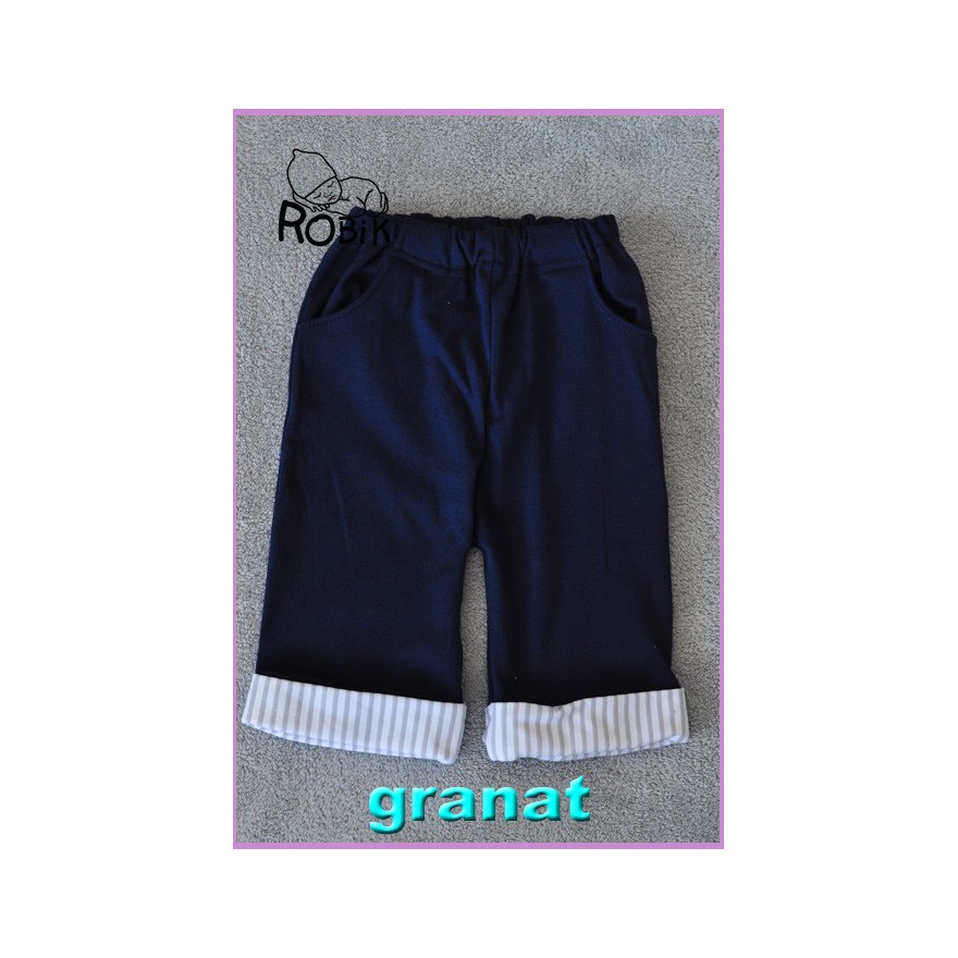 Krótkie spodenki POLO kolor granatowy na LATO