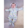 KOMBINEZON 100% bawełna pajac z uszkami wiosna lato jesień wzór 169