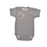 Szare body krótki rękaw likw.