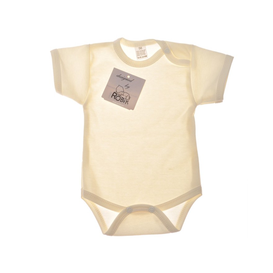 Ecru body krótki rękaw