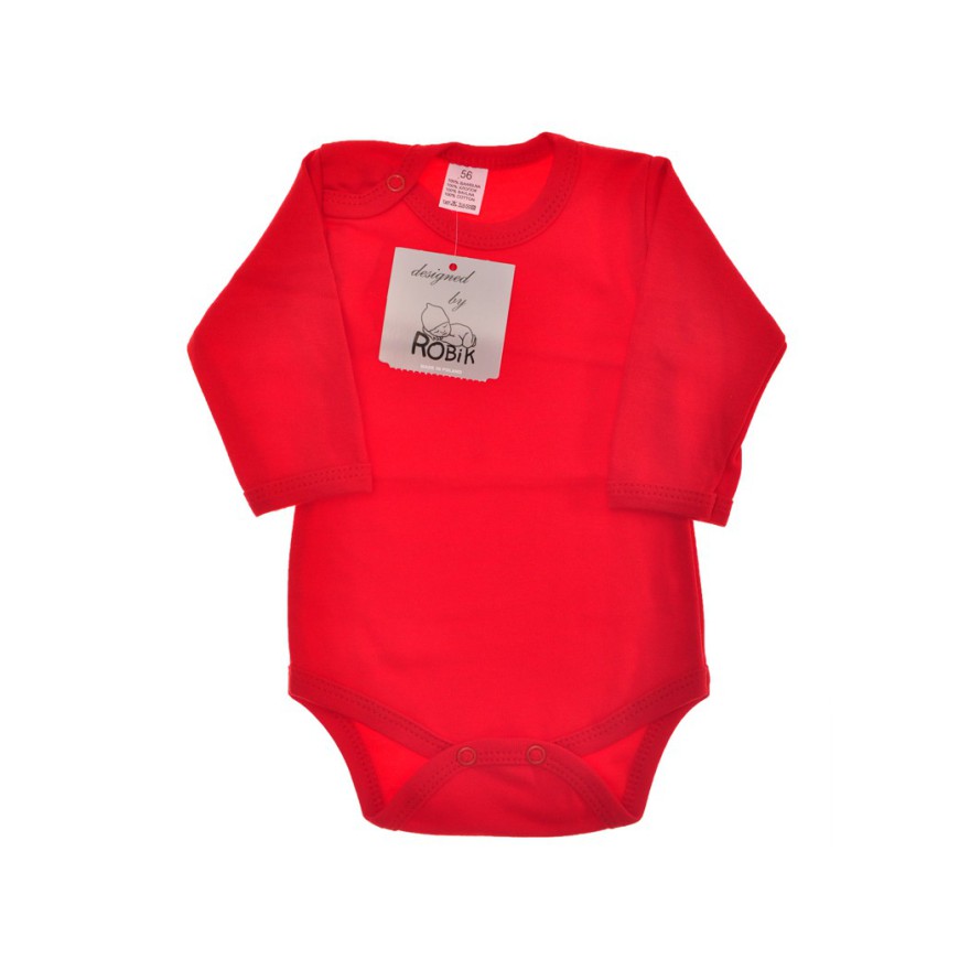 Czerwone BODY z długim rękawem