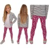 LEGGINSY w piórka GETRY bawełniane wzór 296