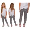 LEGGINSY w pepitkę GETRY bawełniane rozmiary od 98 do 152 wzór 288