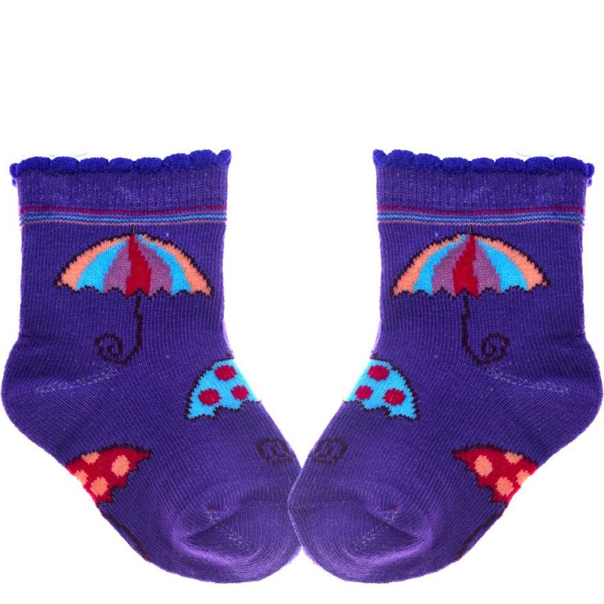 Skarpetki bawełniane skarpety dziewczęce wzór 618