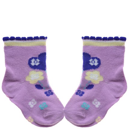 Skarpetki bawełniane skarpety dziewczęce wzór 621