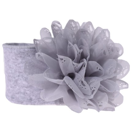 Szara OPASKA DUŻY KWIAT