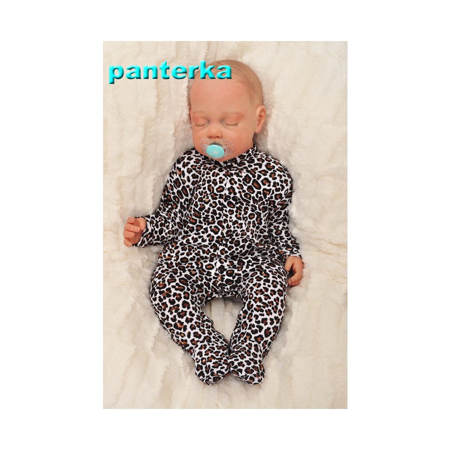 Pajac pajacyk bawełniany wzór Panterka