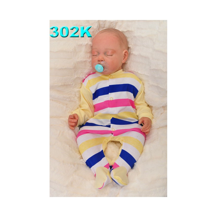 Pajac pajacyk bawełniany żółty w pasy wzór 302K