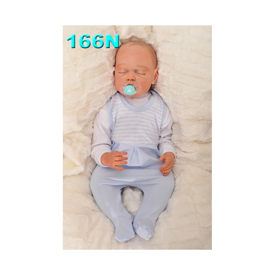 ŚPIOCHY ŚPIOSZKI bawełniane, w niebiesko-białe paski wzór 166N