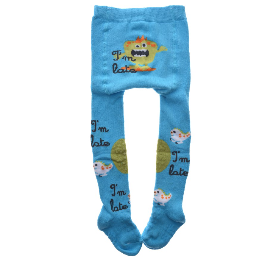 RAJSTOPY do RACZKOWANIA niebieskie z potworkiem POTRÓJNY ABS! wzór 134