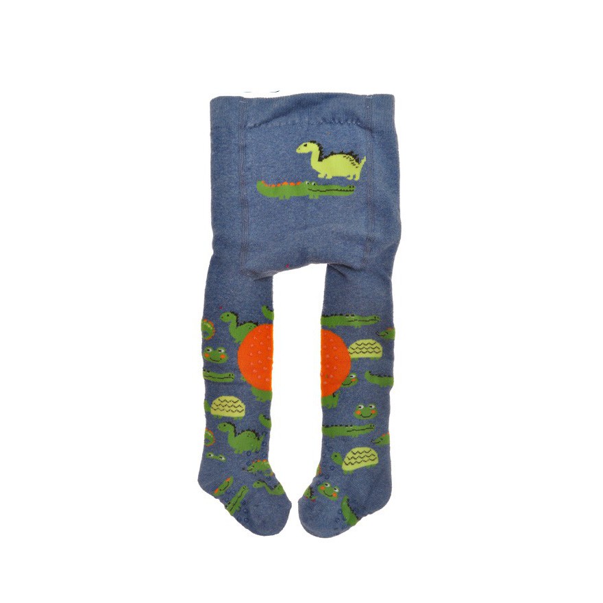 RAJSTOPY do RACZKOWANIA niebieskie z dinozaurem POTRÓJNY ABS! wzór 156