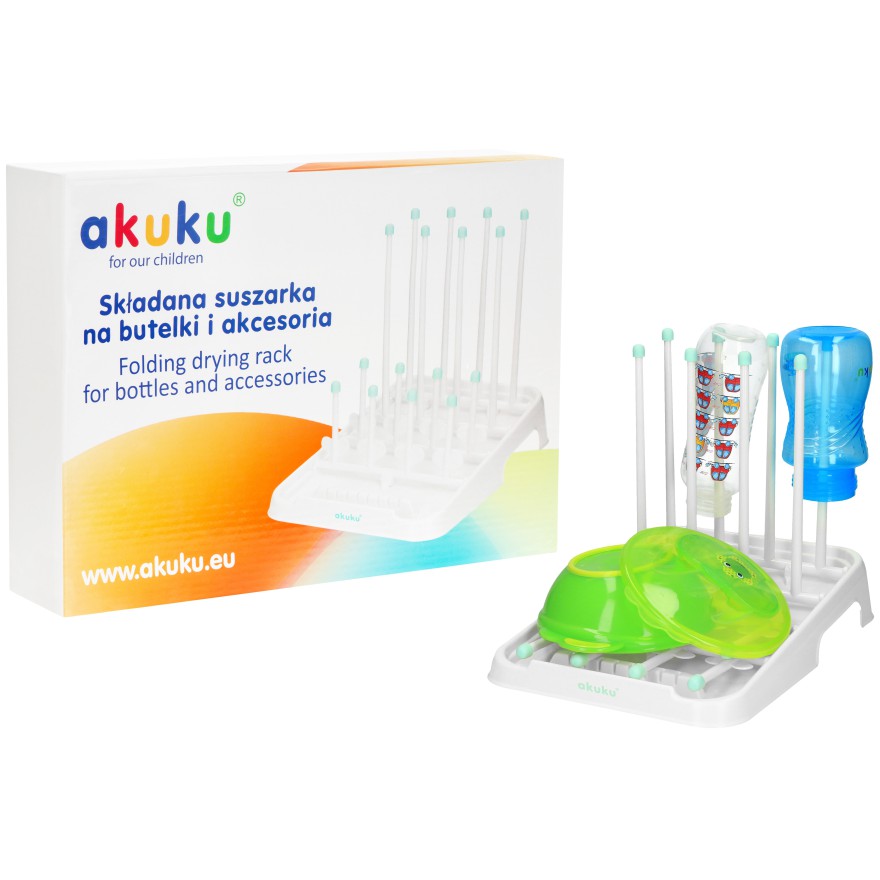 Składana suszarka do butelek i smoczków AKUKU