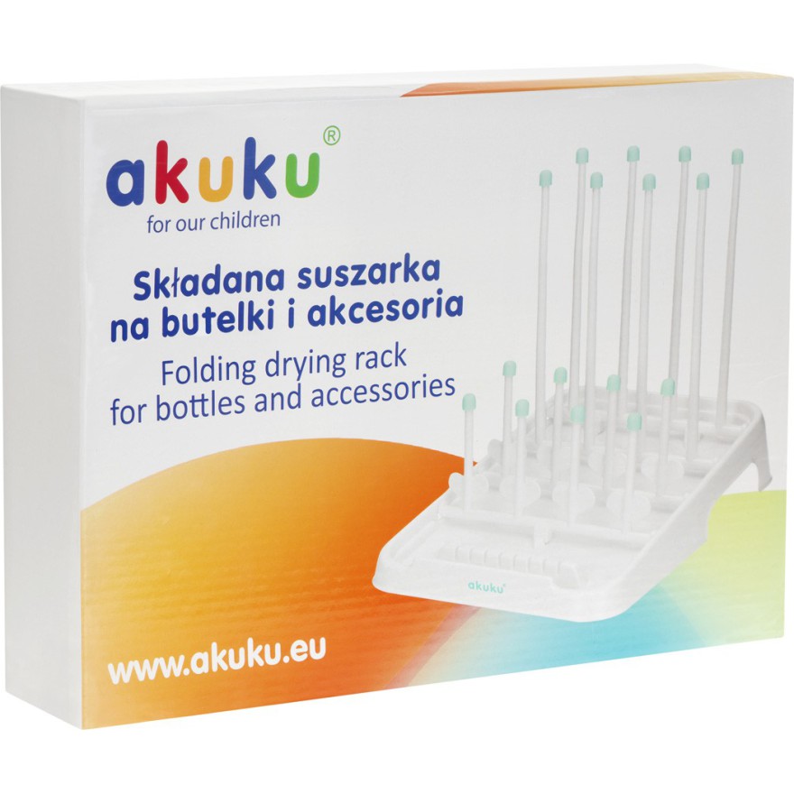 Składana suszarka do butelek i smoczków AKUKU
