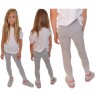 Szare LEGGINSY z kokardkami GETRY