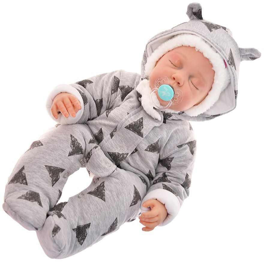 OCIEPLANY KOMBINEZON w trójkąty brokat wiosna jesień