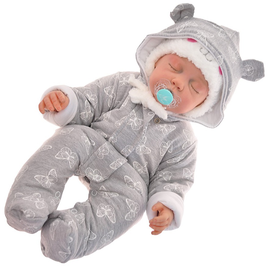 OCIEPLANY KOMBINEZON w motyle wiosna jesień