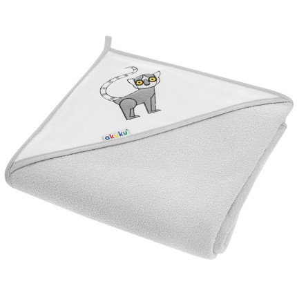 OKRYCIE KĄPIELOWE lemur 100x100 ręcznik z kapturem