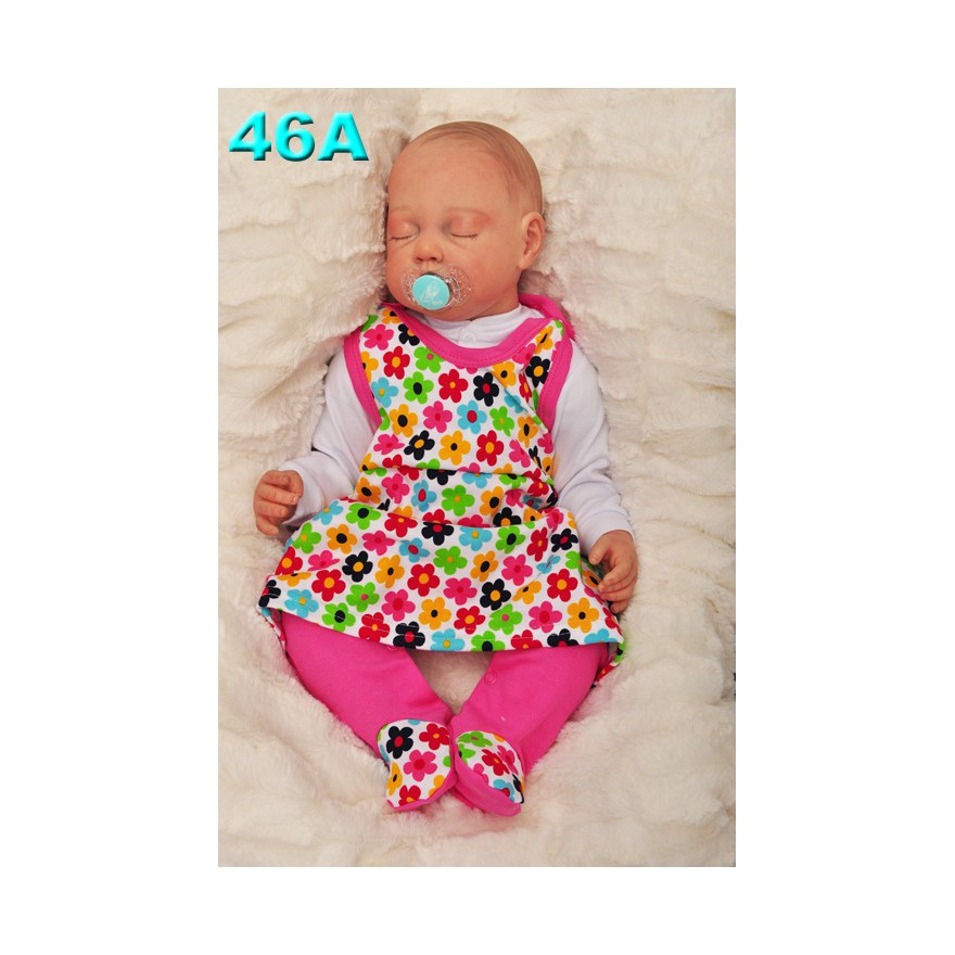 ŚPIOCHY SUKIENKA 2w1 tylko u nas! amarantowe w kwiaty wzór 46A